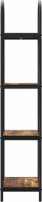 vidaXL Ράφι Βιβλίων 4 επιπέδων 40 x 30 x 146 εκ Επεξεργασμένο ξύλο
