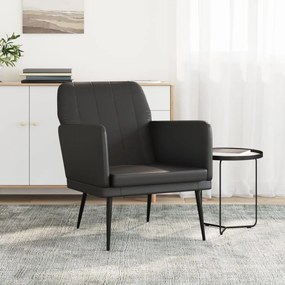 vidaXL Πολυθρόνα Μαύρη 61 x 78 x 80 εκ. από Συνθετικό Δέρμα