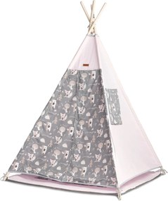 TeePee Tent - Meadow - Pink