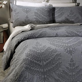 Παπλωματοθήκη Pacific 383 (Σετ 3τμχ) Grey Down Town Queen Size 230x250cm 100% Cotton Satin