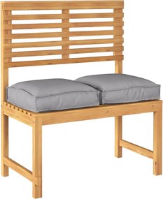 vidaXL Μαξιλάρι 2 pcs Γκρι 40 x 40 x 8 εκ. Ύφασμα Όξφορντ