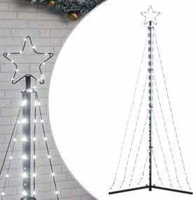 vidaXL Χριστουγεννιάτικο δέντρο LED 339 LED Ψυχρό Λευκό 187 εκ.