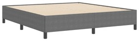 vidaXL Σκελετός Κρεβατιού Ανοιχτό γκρι 180 x 200 cm Βελούδο