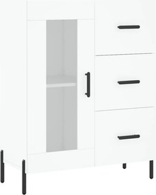 vidaXL Ντουλάπι Λευκό 69,5x34x180 εκ. από Επεξεργασμένο Ξύλο