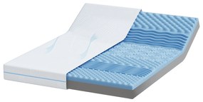 vidaXL Στρώματα Λευκό 160 x 200 cm 100% ύφασμα πολυεστέρα με τζακάρ