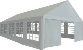 vidaXL Ύφασμα σκηνής χωρίς σκελετό Γκρι 10 x 5 m PE