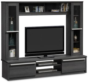 Σύνθετο σαλονιού Chico TV pakoworld χρώμα embony oak 180,5x40x158εκ - 123-000057