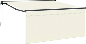 vidaXL Σκηνίτσα Αναδιπλούμενη Κρεμ 300 x 250 εκ