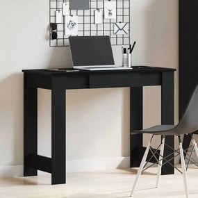 vidaXL Γραφείο Μαύρο 100x45x75 εκ. από Επεξεργασμένο Ξύλο