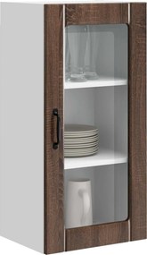 vidaXL Ραφιέρα τοίχου PORTO 2 pcs Καφέ δρυς Επεξεργασμένο Ξύλο