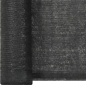 vidaXL Δίχτυ Σκίασης Μαύρο 2 x 25 μ. από HDPE