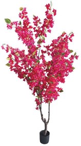 Τεχνητό Δέντρο Βουκαμβίλια 04-00-22051 210cm Brown-Fuchsia Marhome Synthetic