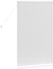 vidaXL Βενετσιάνικες Ρόδες Λευκό 130 x 70 εκ Αλουμίνιο