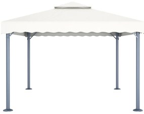 vidaXL Κιόσκι Κρεμ 400 x 300 εκ. Αλουμινίου