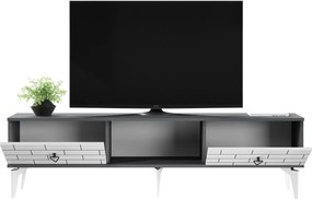 Stewehome Ραφιέρα τηλεόρασης με 2 πόρτες και ράφι 150x30x45 cm