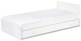 Κρεβατάκι μωρού Elgin 101, 80x120, 80x170, 95cm, 96 kg, Τάβλες για Κρεβάτι, Δεν ρυθμίζεται, Ρυθμιζόμενο ύψος ύπνου, Άσπρο, Ξύλο: Πεύκο | Epipla1.gr