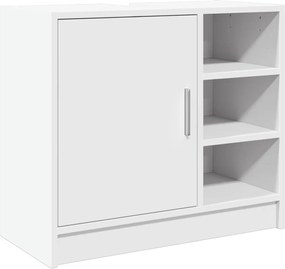 vidaXL Ντουλάπι Νιπτήρα Λευκό 63x29x55 εκ. Επεξ. Ξύλο