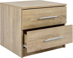 ΚΟΜΟΔΙΝΟ ΜΕΛΑΜΙΝΗΣ CHELSEA HM2220.02 SONAMA 48X40,5X41,5 εκ.