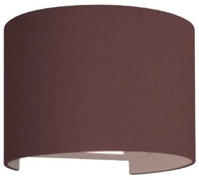 Απλίκα Φωτιστικό Τοίχου Led Marbella Round H10 Φ13,5 Bot Lighting-MARBELLA10CRK-Καφέ MARBELLA10CRK