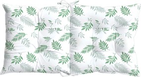 vidaXL Μαξιλάρι Εξωτερικού Χώρου 6 pcs Λευκό 100 x 50 x 7 cm Ύφασμα