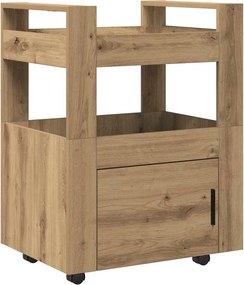 vidaXL Καρότσι Κουζίνας artisan δρυς 60 x 45 x 80 εκ