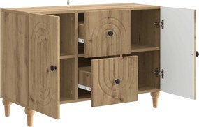 vidaXL Ντουλάπι TV Artisan Δρυς 89 x 34,5 x 60 εκ. Επεξεργασμένο Ξύλο