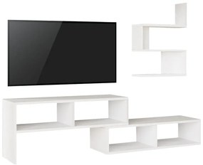 Σύνθετο Σαλονιού Kakomo σε Λευκό 170x29.5x43εκ. 170x29.5x43 εκ.