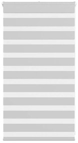 vidaXL Ζέβρα τυφλή Ανοιχτό Γκρι Πλάτος υφάσματος 75,9 εκ. Πολυεστέρας