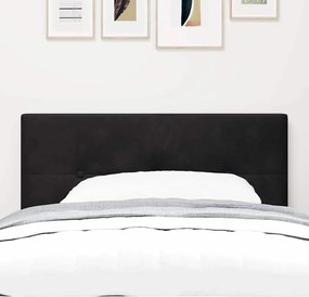 vidaXL LED κεφαλάρι με φώτα λωρίδας LED Μαύρο 90 cm Πολυεστέρας