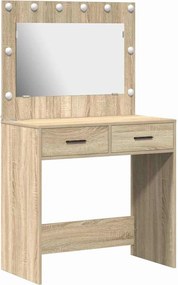 vidaXL Τραπέζι περιποίησης Δρύς Sonoma 78,5 x 41 x 135 εκ