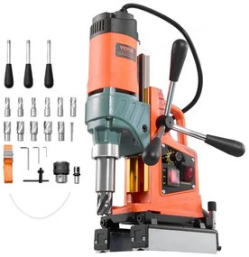 VEVOR Magnetic Drill Press Mag Drill Press 1400 W 0-850 RPM with 11 Core Bits
