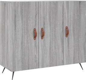 vidaXL Ντουλάπι Γκρι Sonoma 90 x 34 x 80 εκ. από Επεξεργασμένο Ξύλο