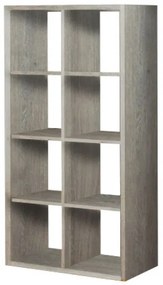 Βιβλιοθήκη σε χρώμα σταχτί 75x35x145