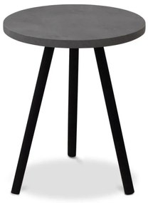 Βοηθητικό τραπεζάκι Roma Megapap γκρι ρετρό 33,5x33,5x46εκ. GP022-0026,11-GP022-0026,11-Γκρι GP022-0026,11