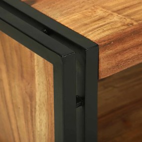 vidaXL Τραπεζάκι σαλονιού Καφέ 90 x 50 x 38 εκ Μασίφ ξύλο ακακίας