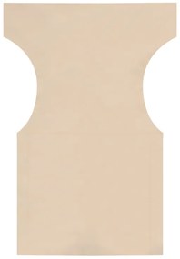 Αδιάβροχο πολυεστερικό πανί Megapap για πολυθρόνα σκηνοθέτη σε χρώμα εκρού 56x44x80εκ.