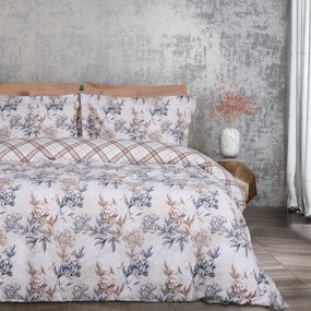 DAS HOME ΣΕΤ ΠΑΠΛΩΜΑΤΟΘΗΚΗ ΜΟΝΗ CASUAL 160x240 5422 BLUE, TAUPE