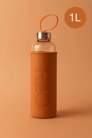 Glass Bottle F40129 Orange