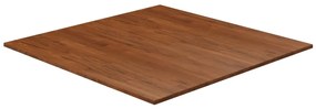 vidaXL Επιφάνεια Τραπεζιού Τετράγωνη Σκ. Καφέ 90x90x1,5 εκ. Ξύλο Δρυς