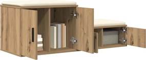 vidaXL Ντουλάπι αποθήκευσης 2 τμχ. Artisan Oak 108 x 41 x 40 εκ