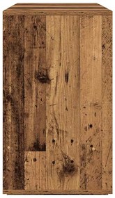 vidaXL Πλαϊνό γραφείο Παλαιό ξύλο 135 x 41 x 69 cm Επεξεργασμένο ξύλο