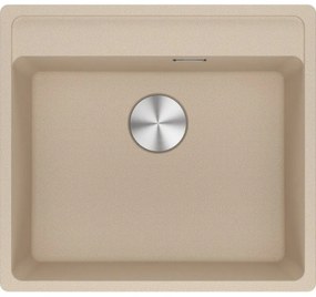 Franke Maris MRG 610-52 Ένθετος Γρανιτένιος Νεροχύτης 56x51cm Beige (Oatmeal) Σετ