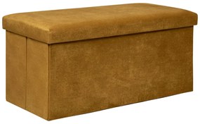 Ταμπουρέ Με Αποθηκευτικό Χώρο (76x38x38) A-S Liloy Ochre 197333B