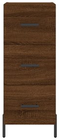 vidaXL Ντουλάπι Καφέ Δρυς 34,5 x 34 x 90 εκ. Επεξεργασμένο Ξύλο