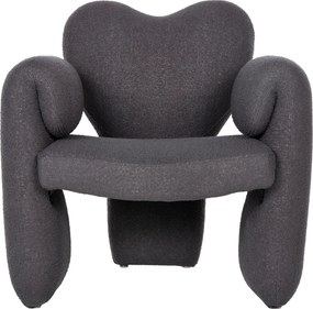 ΠΟΛΥΘΡΟΝΑ HARTT HM9777.01 ΓΚΡΙ TEDDY ΥΦΑΣΜΑ 84x74x87Yεκ.