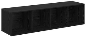 vidaXL Σετ επίπλου τηλεόρασης 2 pcs Μαύρη δρυς 37 x 37 x 142.5 εκ
