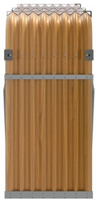 vidaXL Ξυλοθήκη Ξύλινη Όψη 180x45x100 εκ. από Γαλβανισμένο Ατσάλι