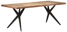 vidaXL Τραπεζαρία 200 x 90 x 76 εκ. από Μασίφ Ανακυκλωμένο Ξύλο