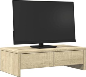 vidaXL Βάση Οθόνης Sonoma Δρυς 50x27x15 εκ. από Επεξεργασμένο Ξύλο