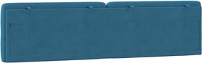 vidaXL Μαξιλάρι για Κεφαλάρι Μπλε 200 εκ. Βελούδο